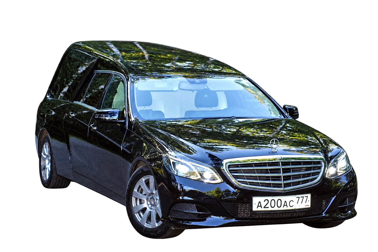 Mercedes-Benz E-class — представительский катафалк