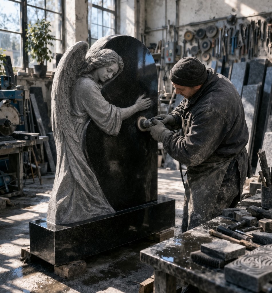 Изготовление памятника в собственном цеху